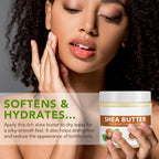 Apuufyqc raw shea butter packaged for dry skin care