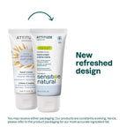 ATTITUDE sensitive skin hand moisturizer tube back label