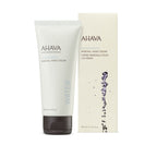 Ahava hand cream tube back label showing ingredients