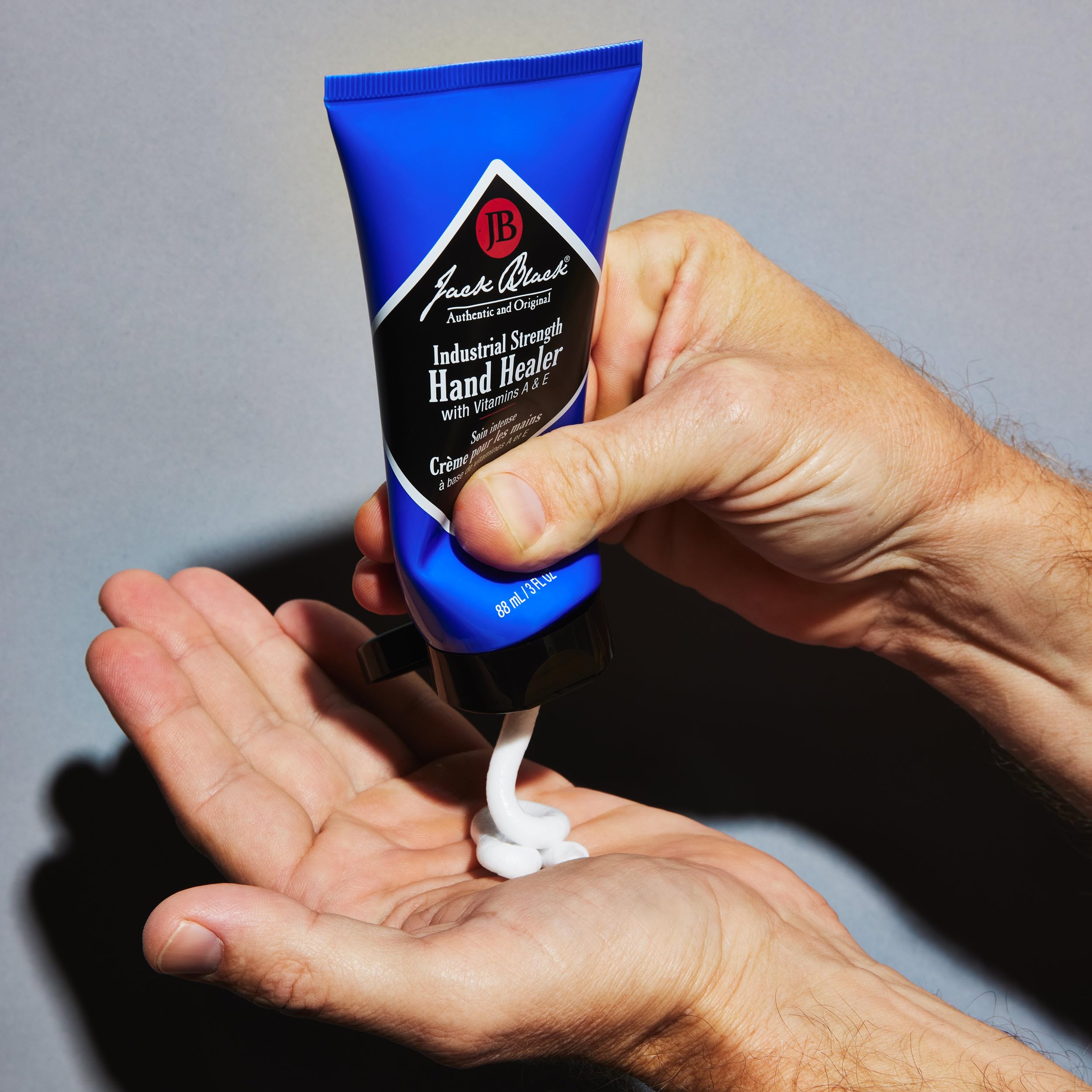 Heavy duty hand cream for men and women featuring eucalyptus and rice bran oil