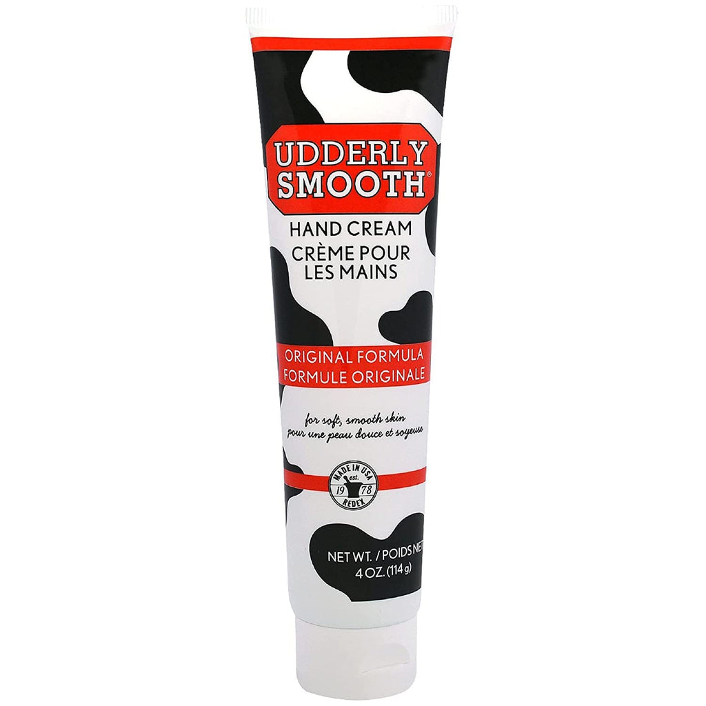 Complete package presentation of Udderly Smooth Hand Cream Original Formula two-pack ready for retail