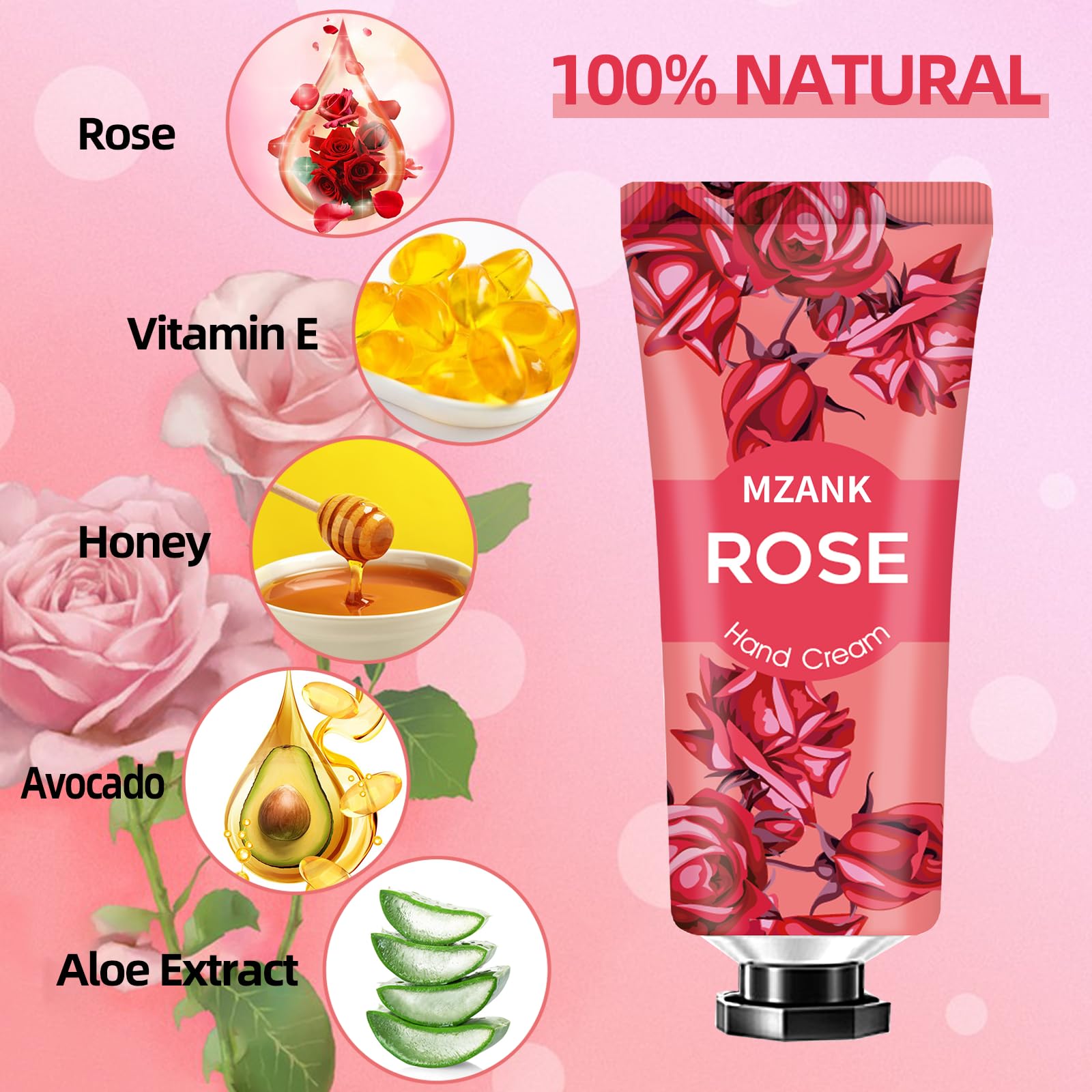 Moisturizing hand care cream set for dry cracked hands protection
