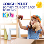 Vicks DayQuil Kids bottle for daytime chest and nasal congestion care.