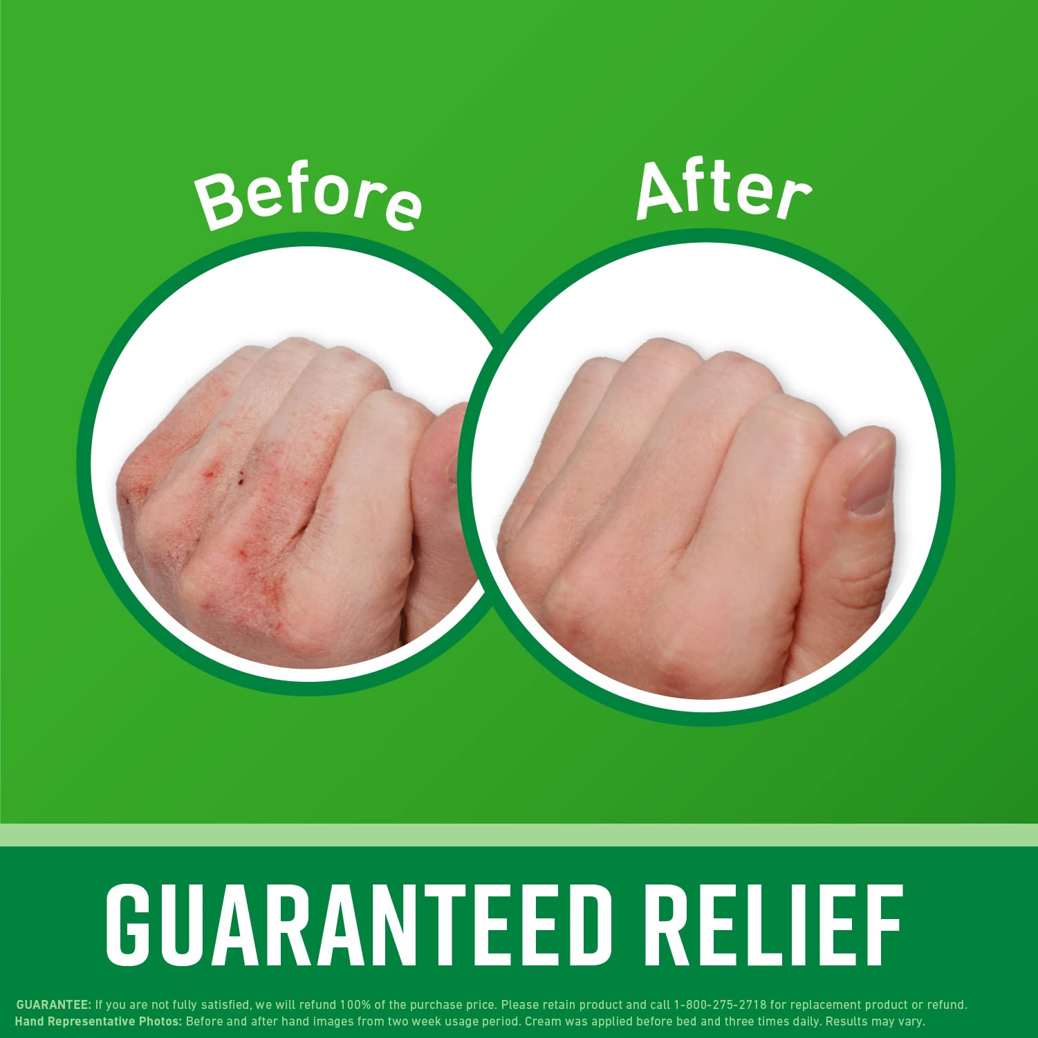 Close up of O'Keeffe's Working Hands hand cream tube highlighting the non greasy concentrated formula.