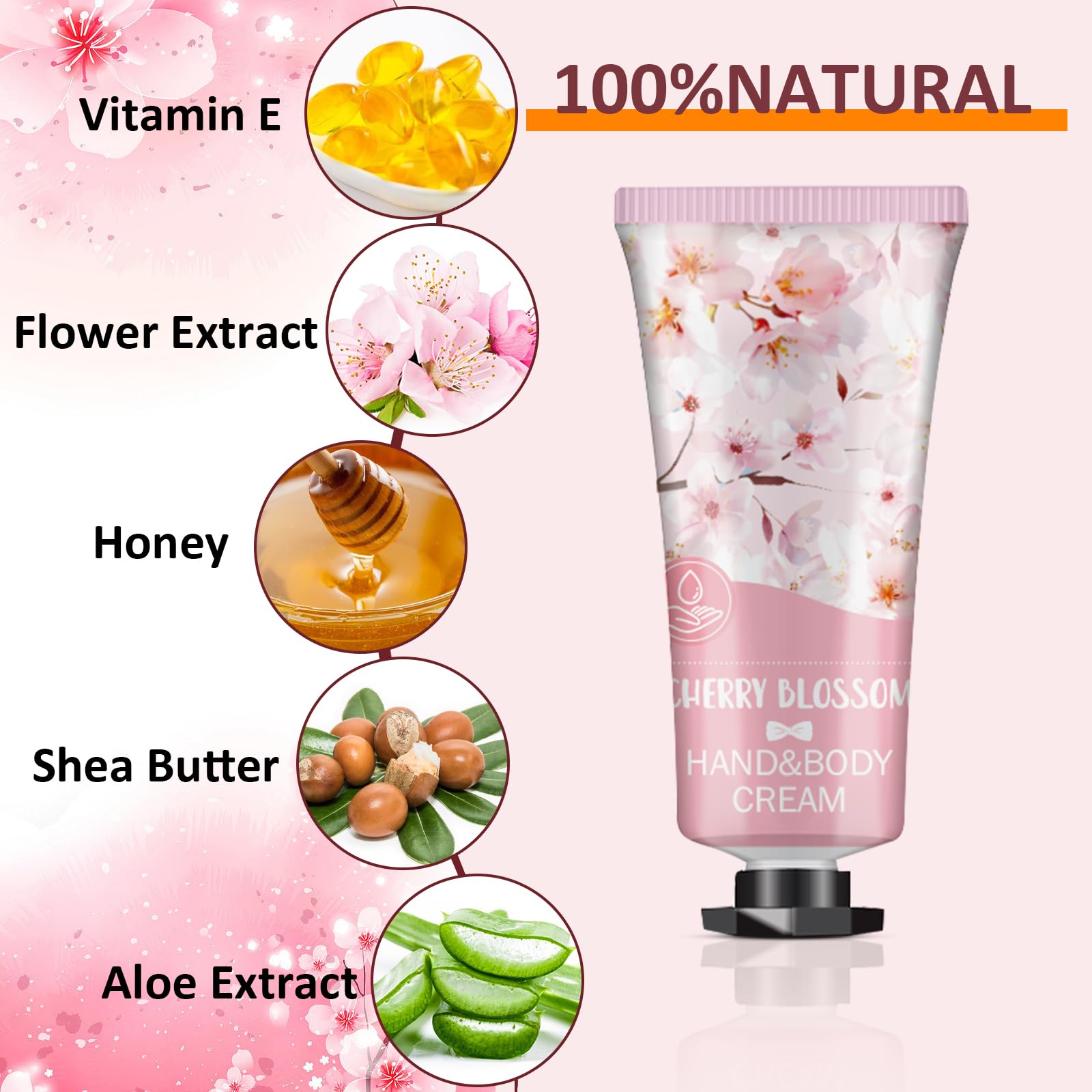 ANKOOY bulk hand lotion travel size packaging featuring twelve different natural fragrances