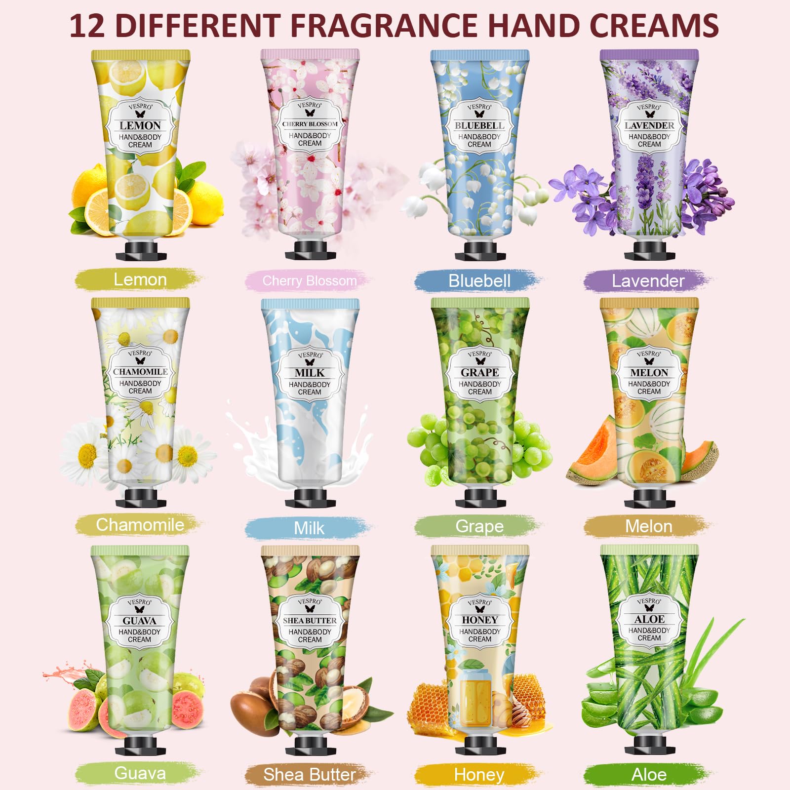 ANKOOY moisturizing mini hand cream enriched with natural shea butter and vitamin E