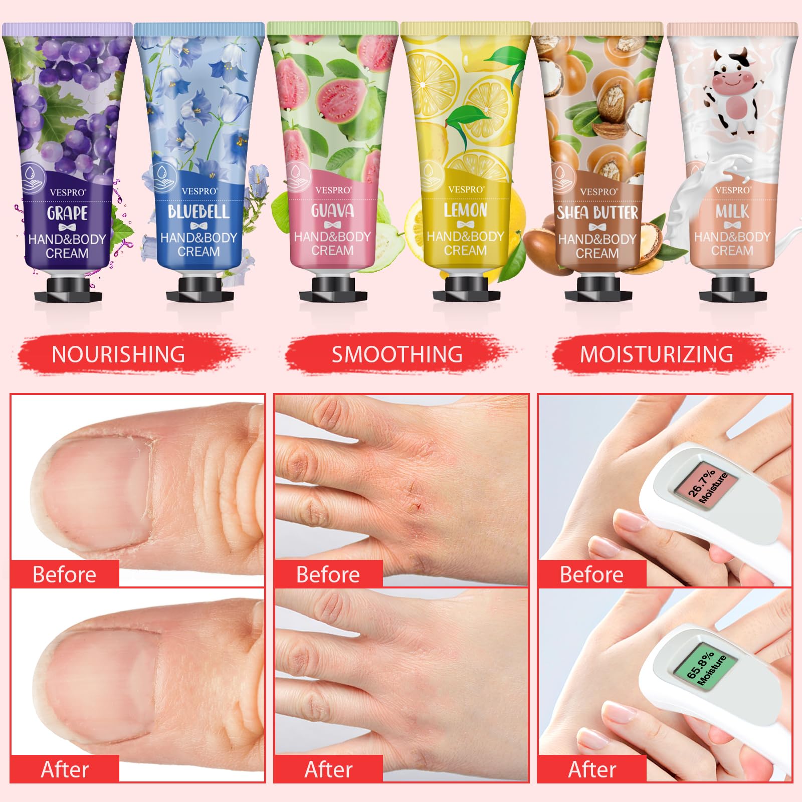 ANKOOY plant based fragrance hand care assortment arranged for teacher and nurse gifts