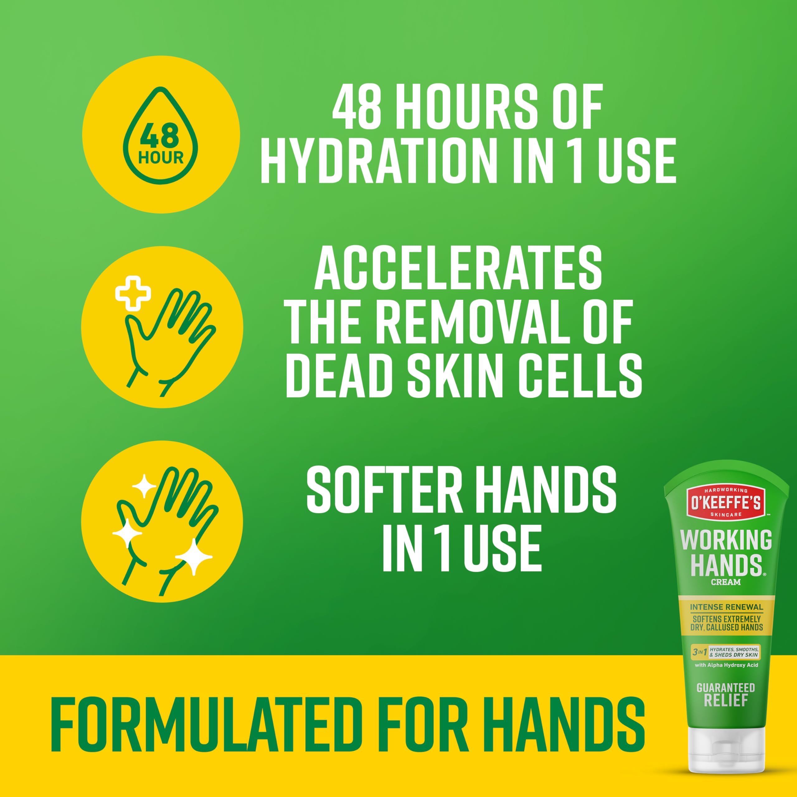 USA imported O'Keeffe's hand cream with urea and shea butter