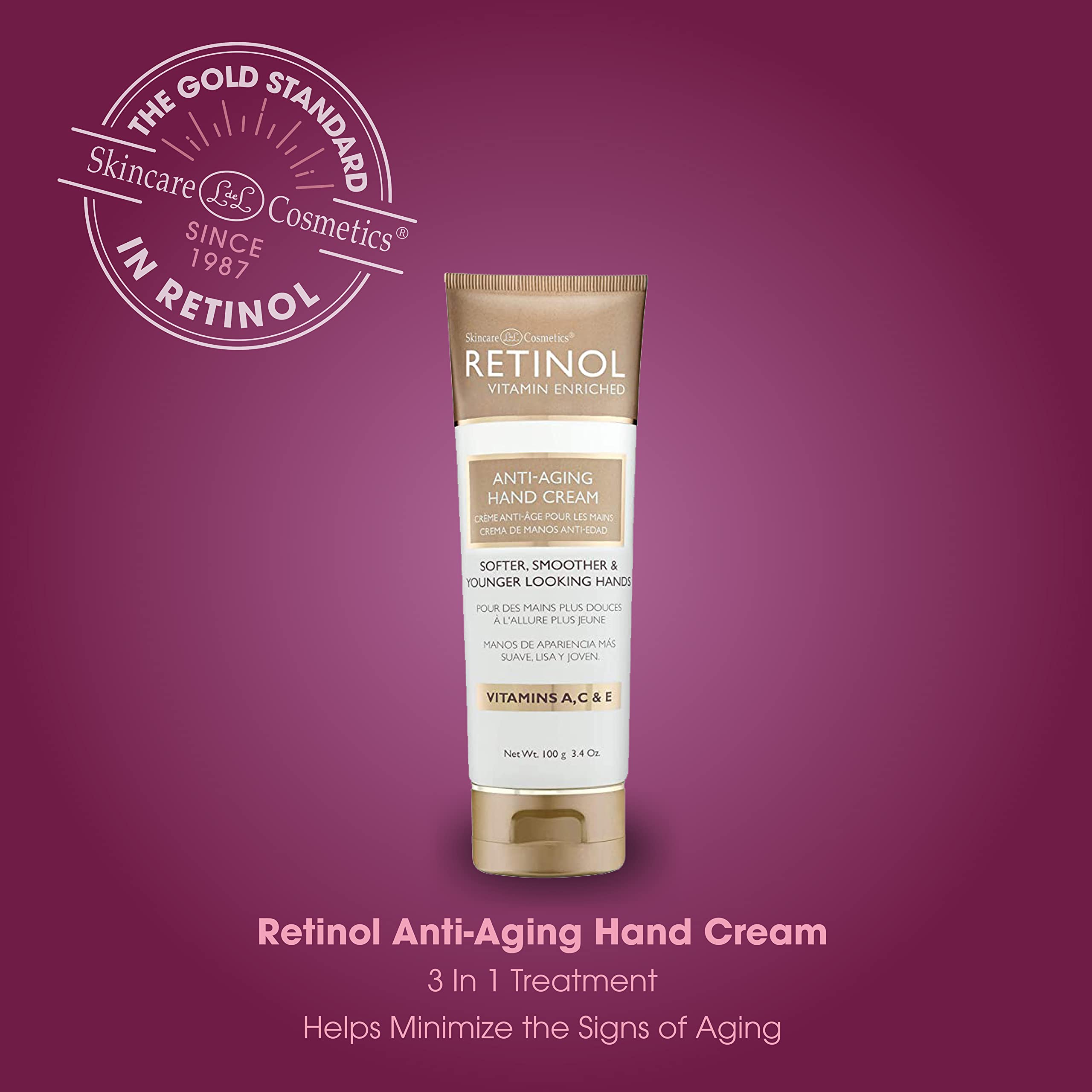 LIVAURA Retinol Anti-Aging Hand Cream backing showing ingredients and directions