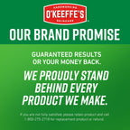 O'Keeffe's hand cream tube displayed with key active ingredients highlighted