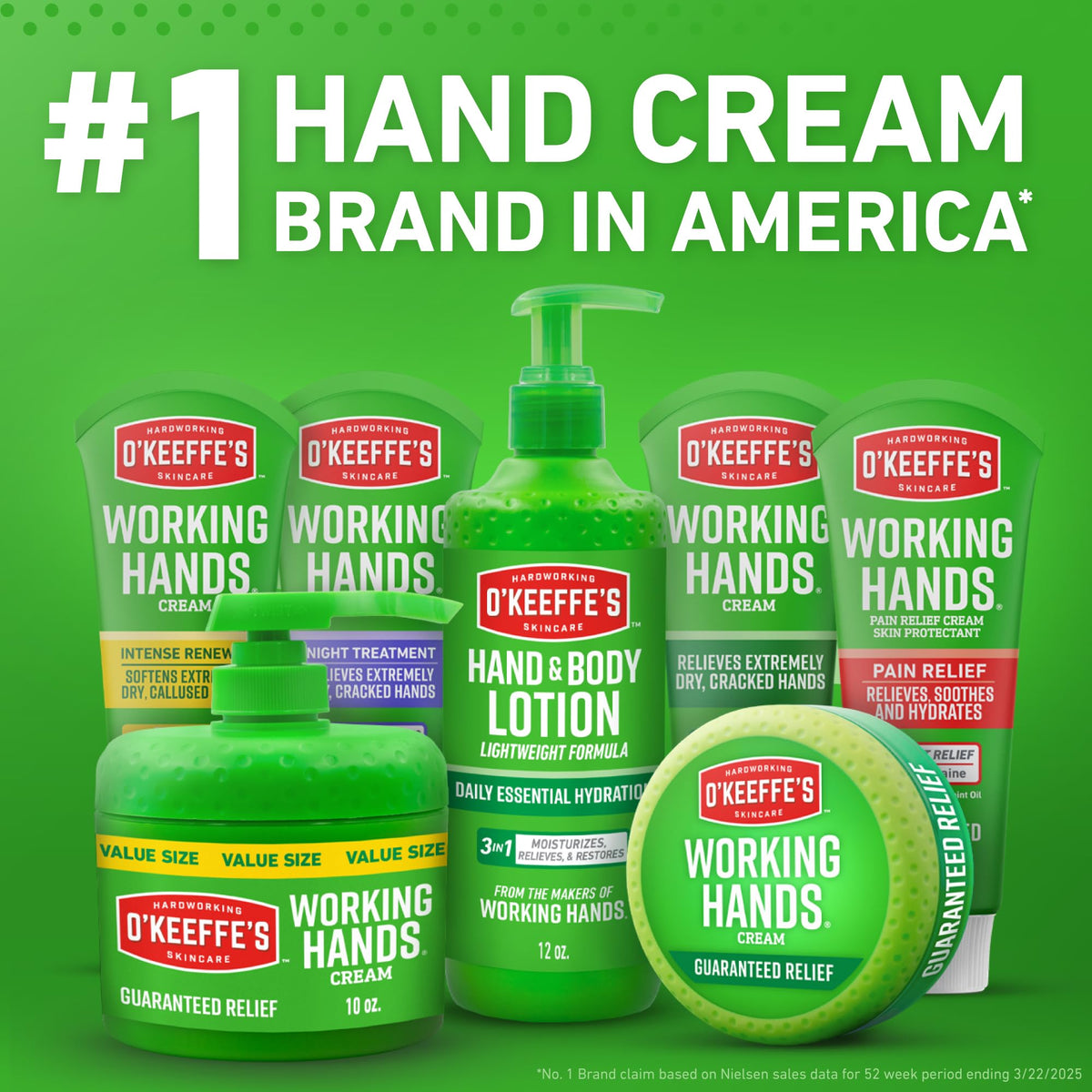 Lifestyle image of O'Keeffe's Working Hands cream for callused skin care