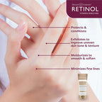 Retinol Livaura Anti-Aging Hand Cream back panel ingredient list