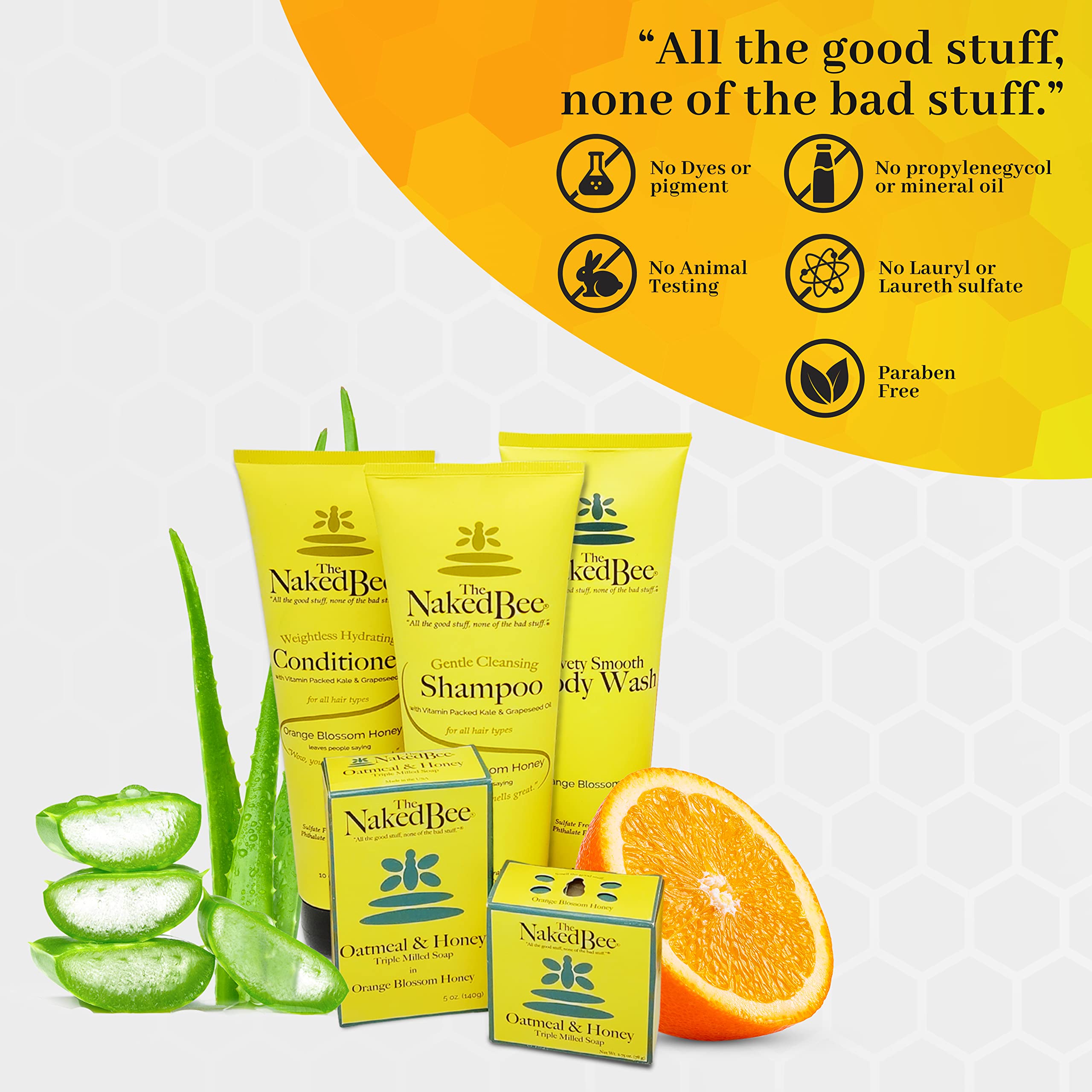 The Naked Bee orange blossom honey lotion squeeze tube texture