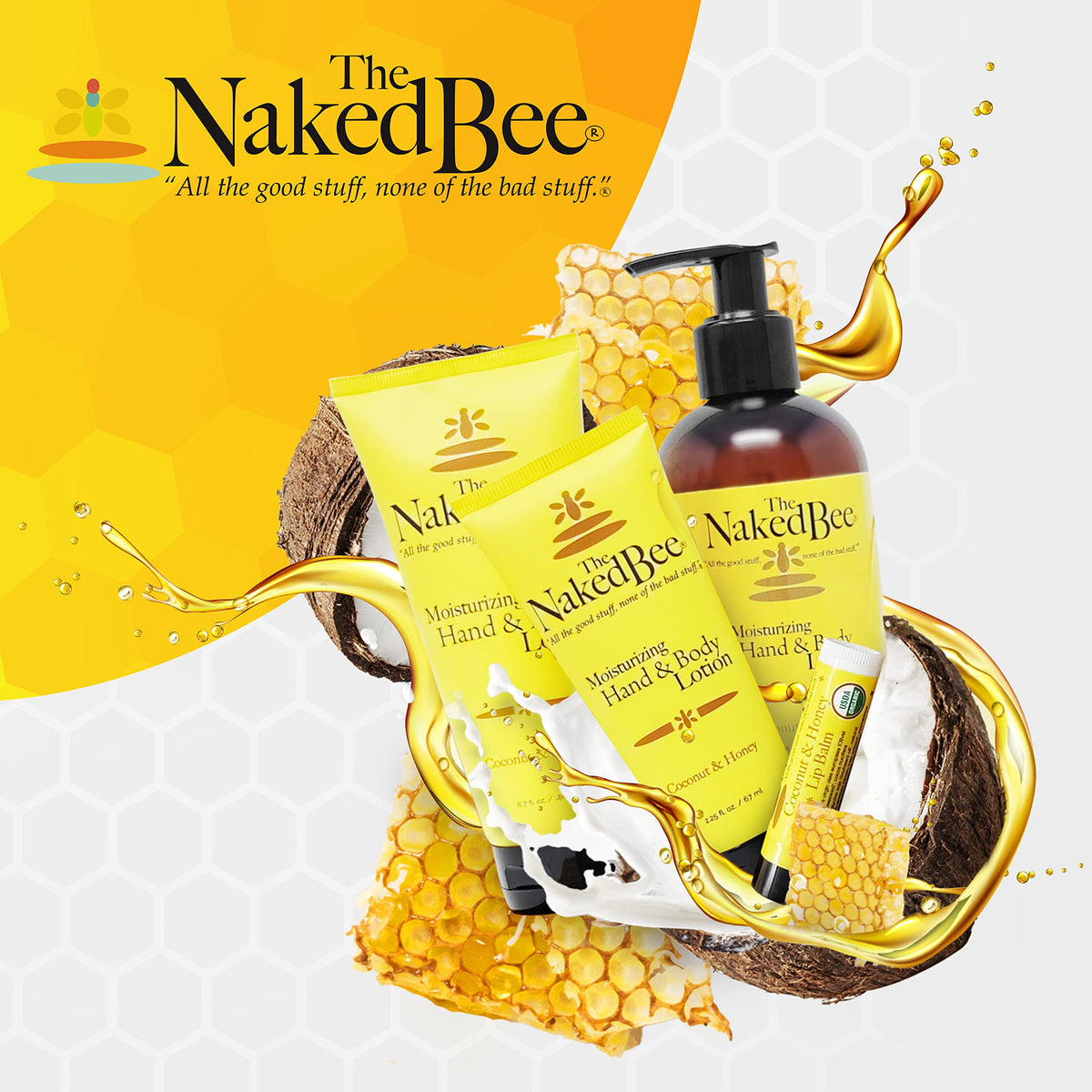 The Naked Bee moisturizing hand treatment texture preview