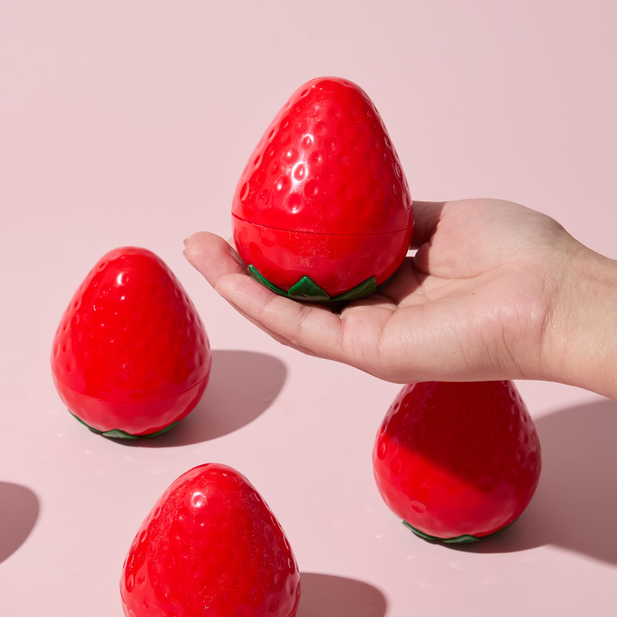 Flat lay of Tonymoly Very Berry skincare and home fragrance set