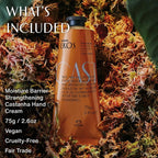 Natura Ekos Castanha Brazil Nut Hand Cream texture swatch on skin