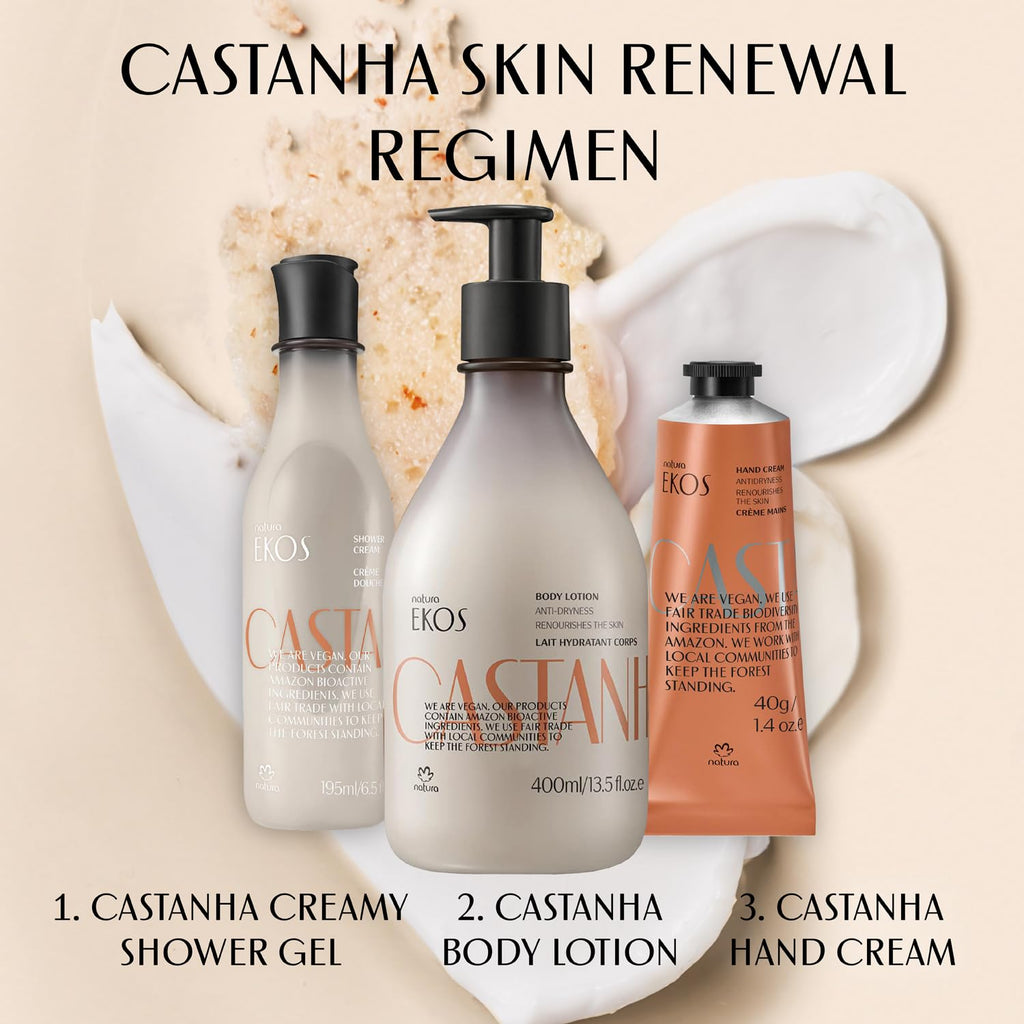 Natura Ekos Castanha Brazil Nut Hand Cream ingredients panel view