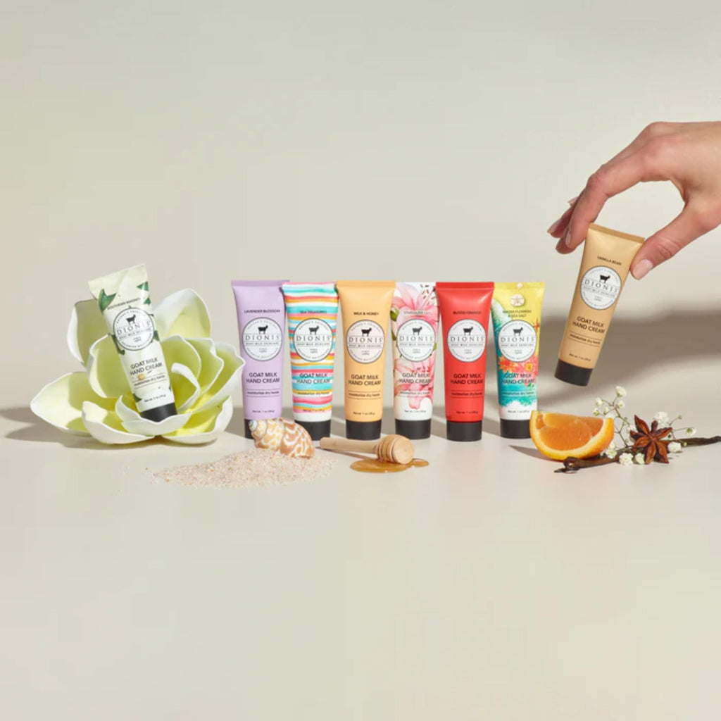Close up of patterned design on hand cream packaging
