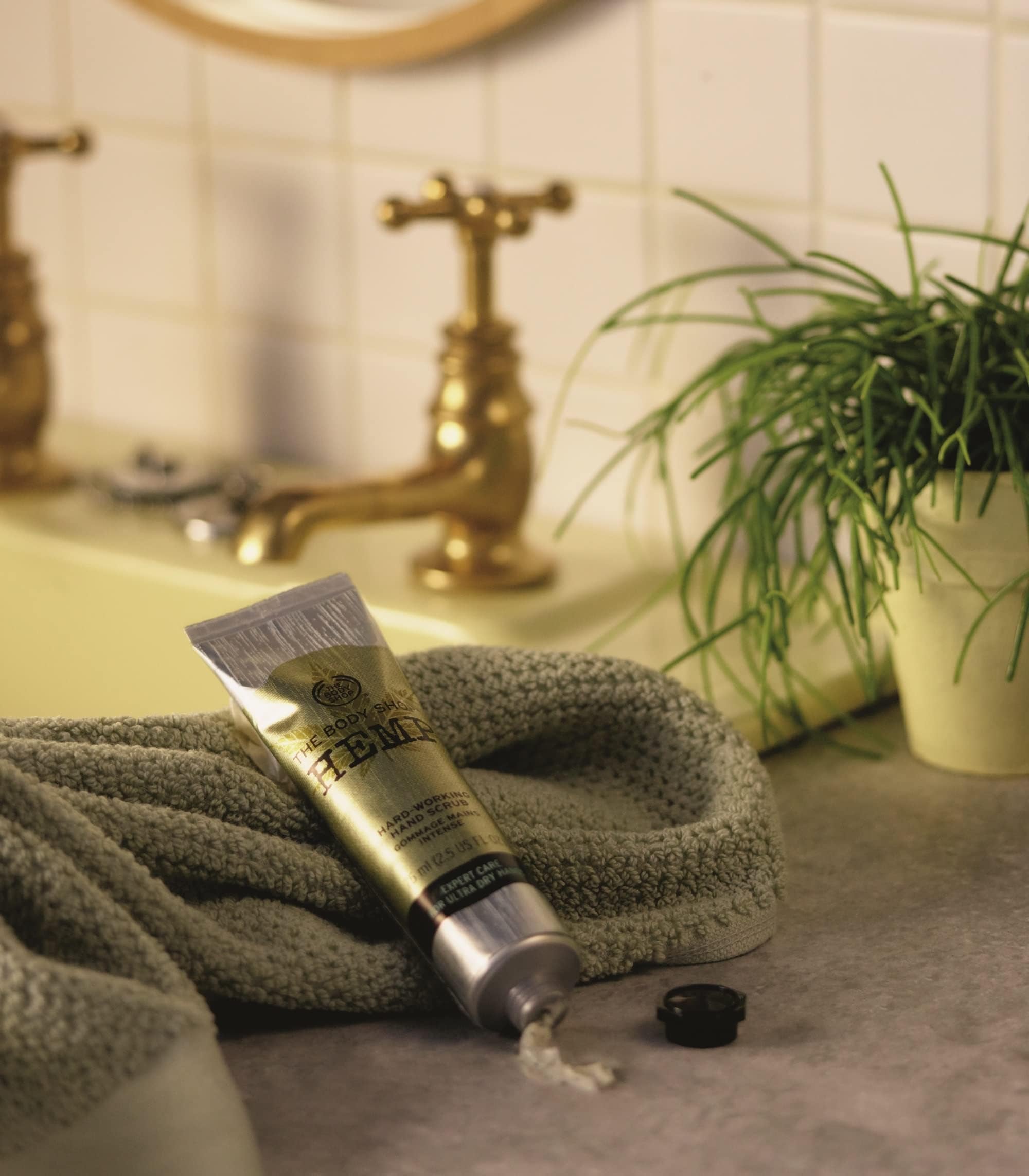 Authentic imported hemp seed oil hand treatment for cracked skin