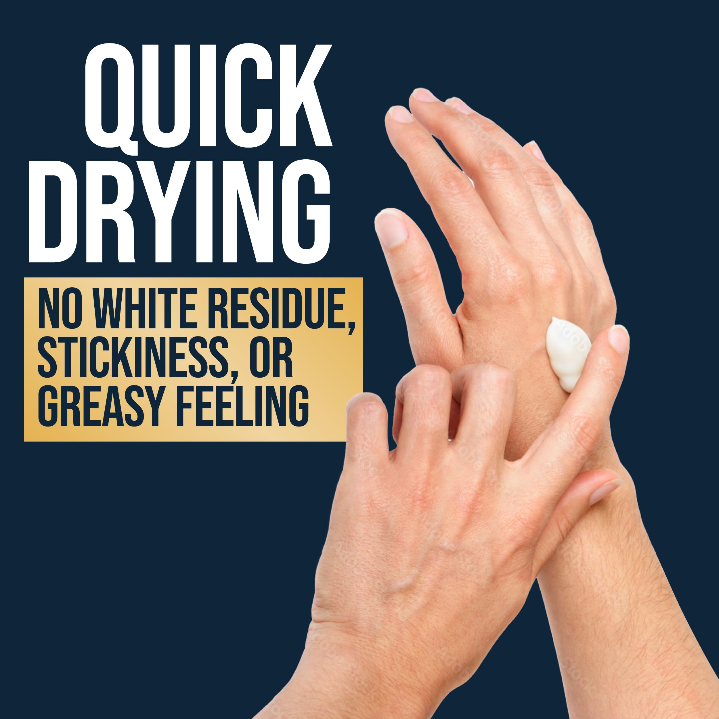 Certain Dri dermatologist tested fragrance free hand antiperspirant formula bottle