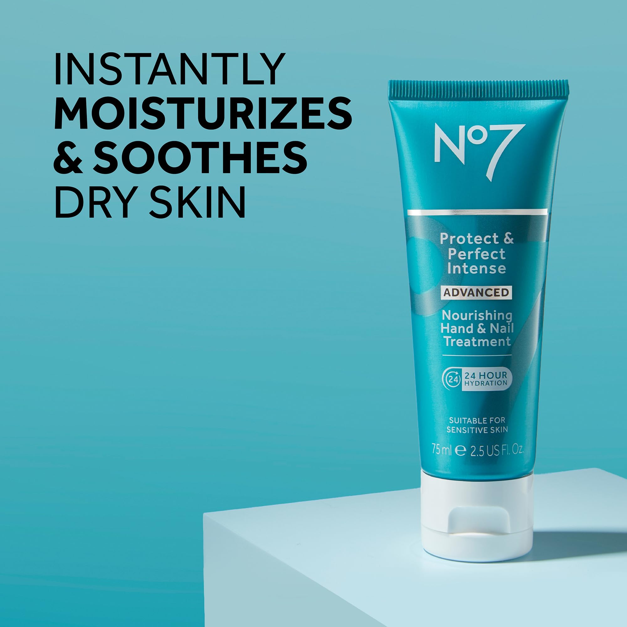 No7 anti aging hand and nail treatment 75ml packaging back details