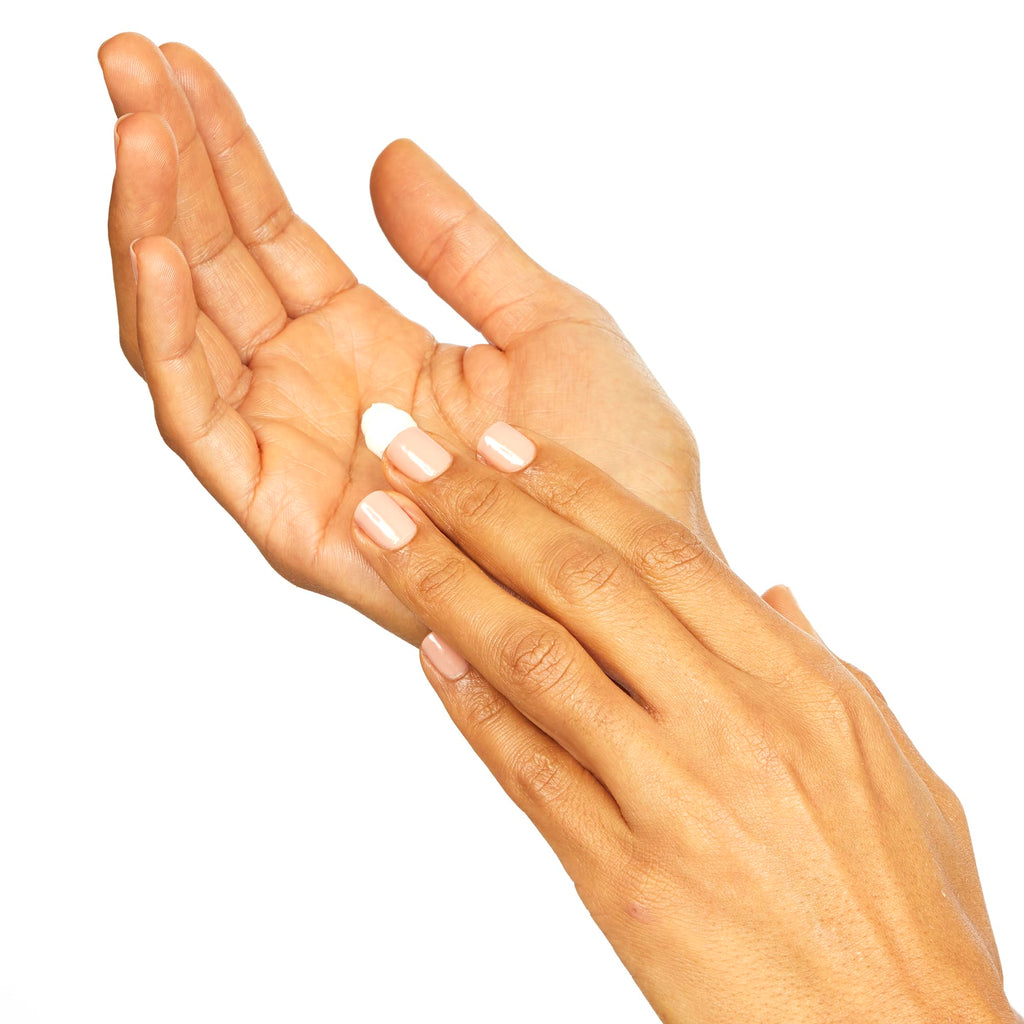 No7 nourishing hand cream texture and fast absorbing formula swatch