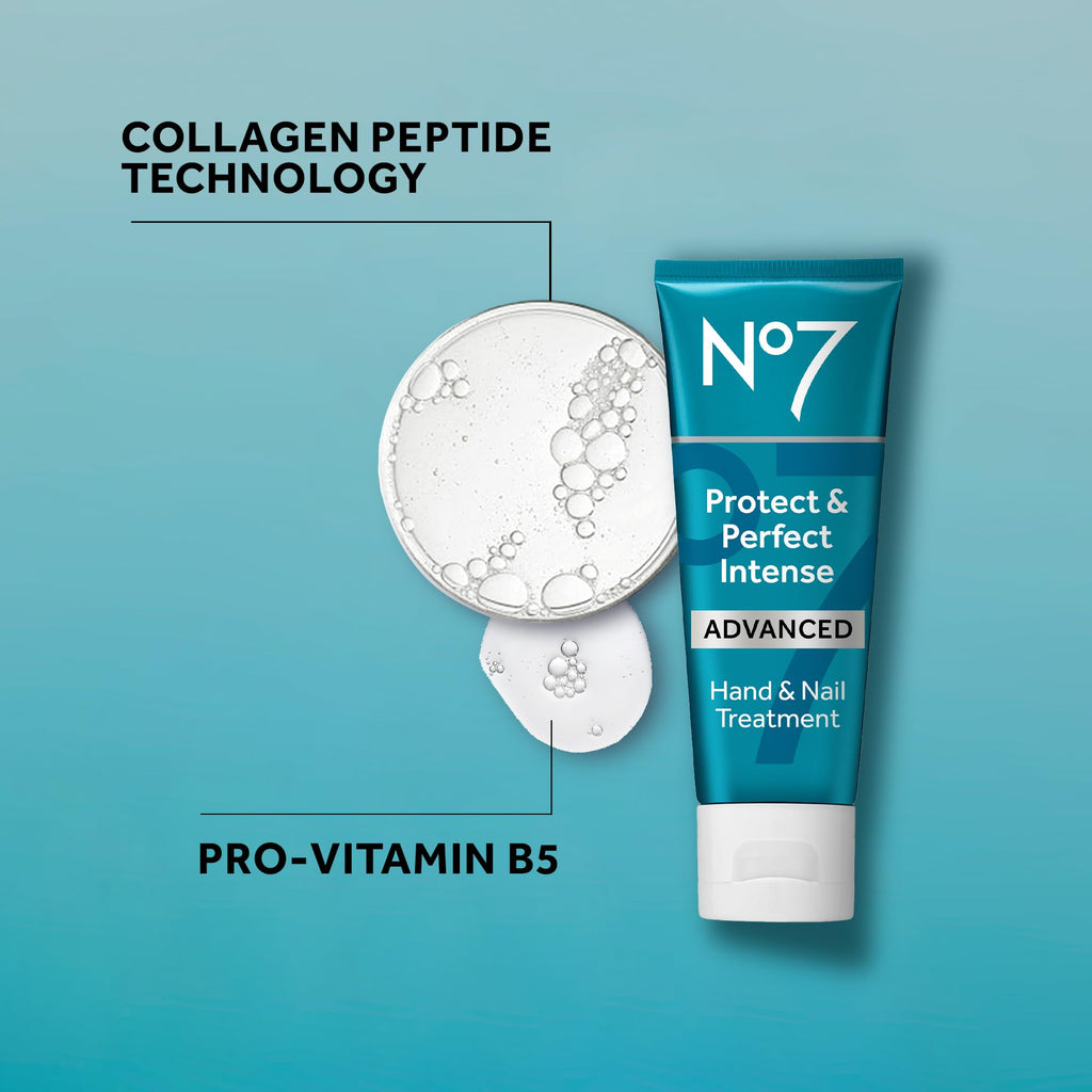 No7 skincare product lifestyle application on hands