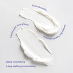 Back packaging details of Spa Luxetique hand cream set with ingredients list