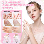 Viscoo pink cherry blossom hand cream with organza bag