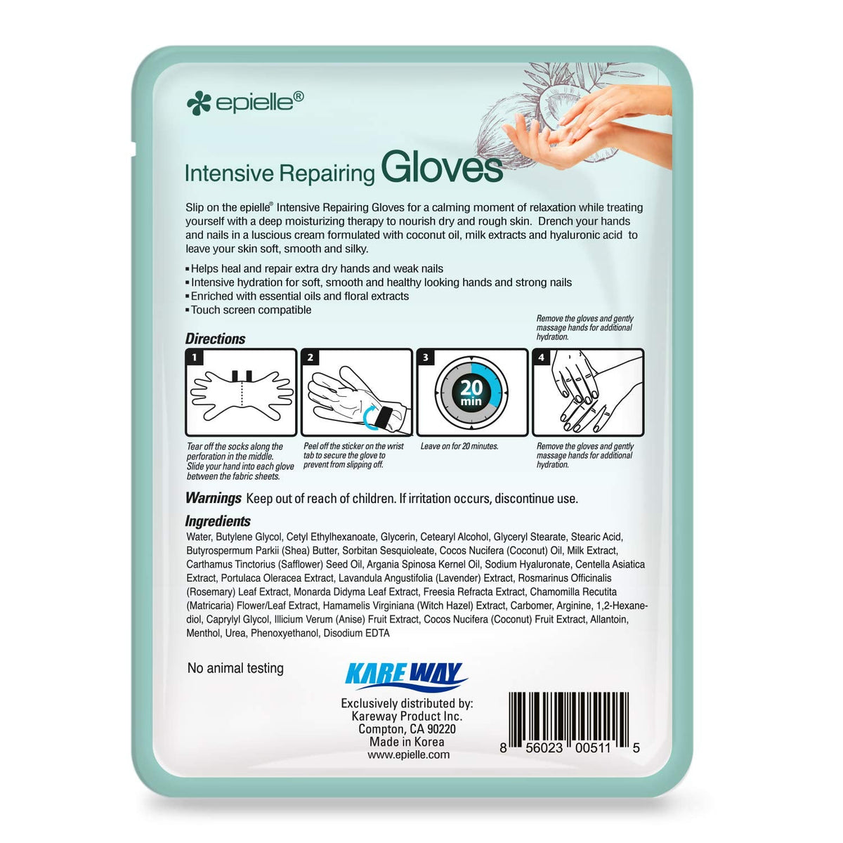 Soft and smooth hands result after using Epielle repairing treatment