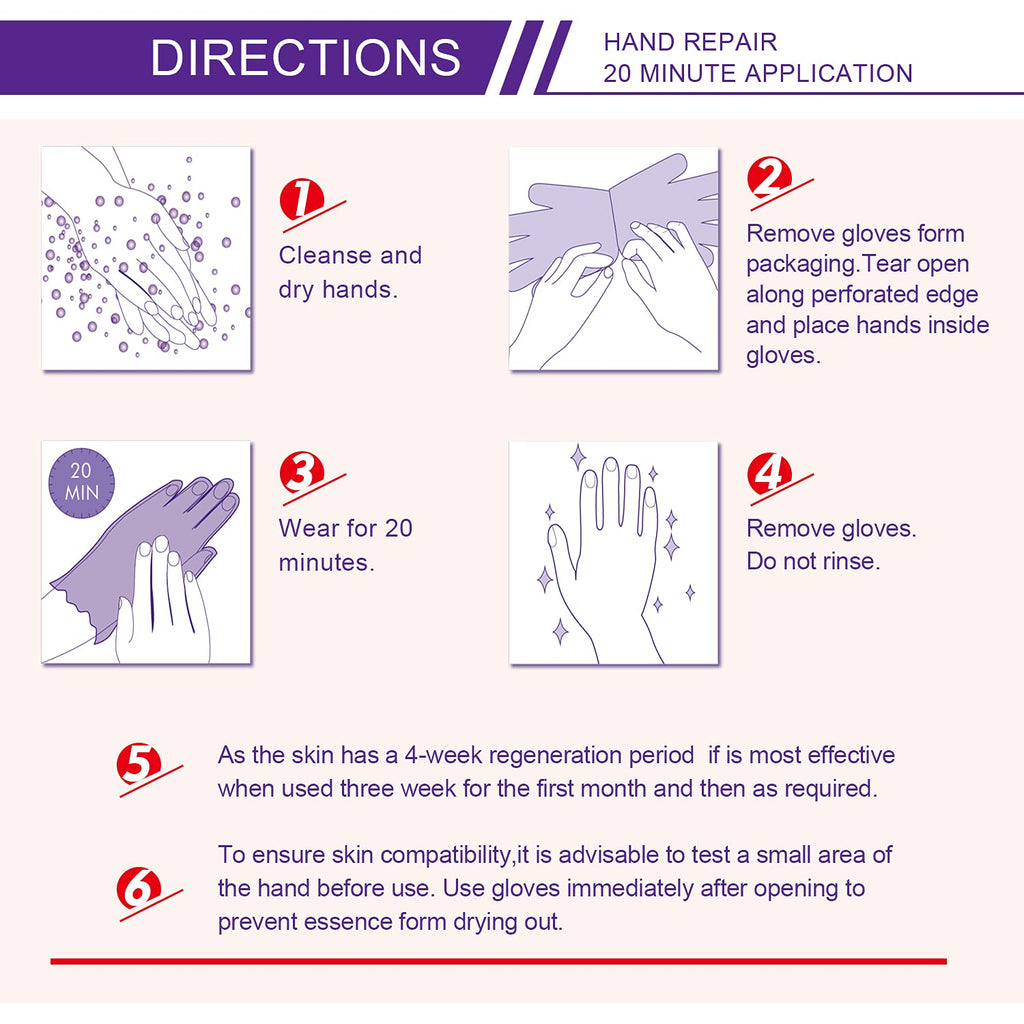 Ingredients label of Aiqiusha hand repair mask