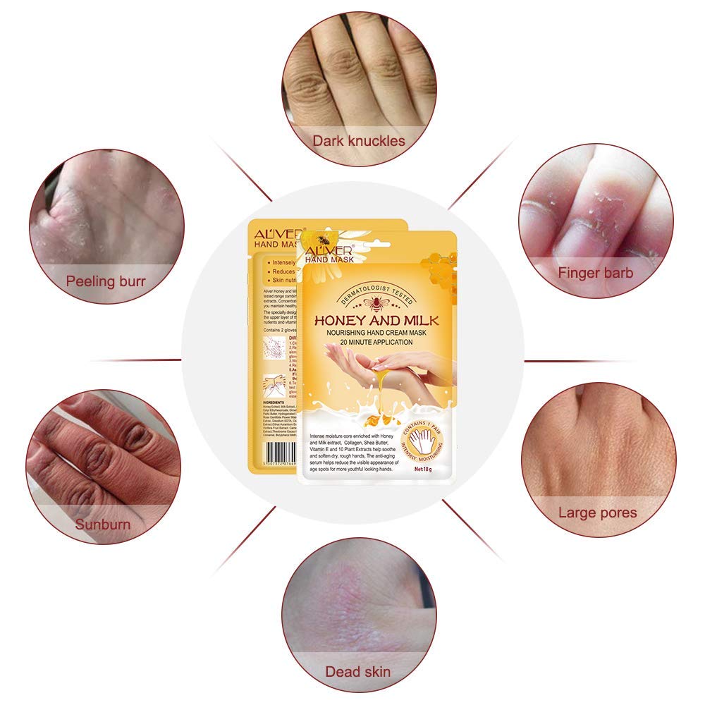 Zixaok hand mask application process demonstration
