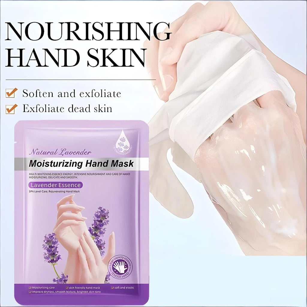 Detailed view of the moisturizing gel inside Chicwe hand gloves