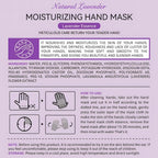 Before and after comparison using Chicwe hydrating hand treatment