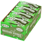 Caffeinated chewing gum spearmint flavor pieces with 100mg caffeine information
