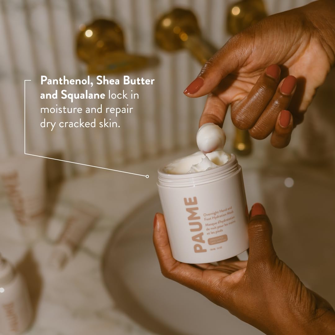 Texture shot of Paume Overnight Hydration Mask shea butter formula