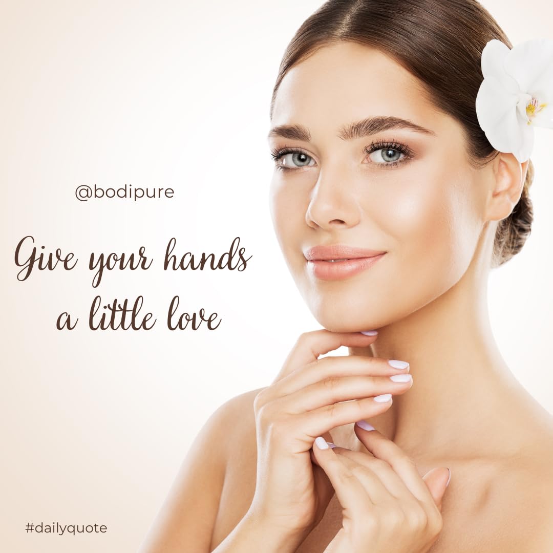 Comparison of dry versus hydrated skin using Bodipure hand masks