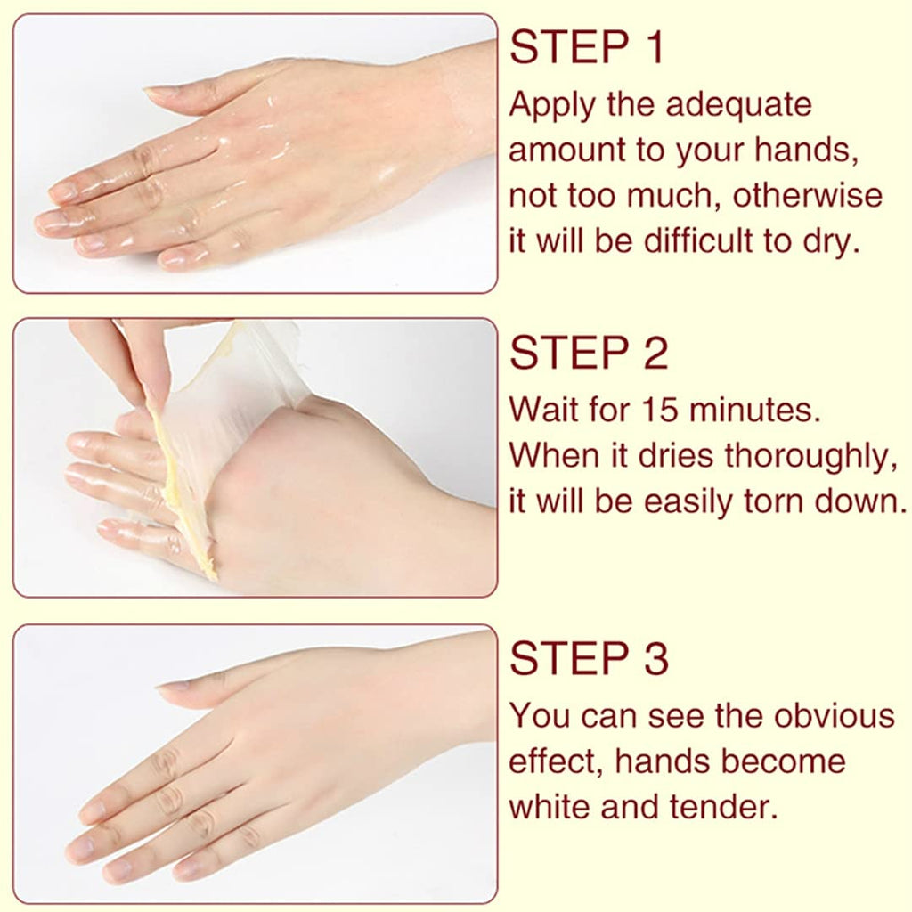 Soft and smooth hands after using La Milee hand mask