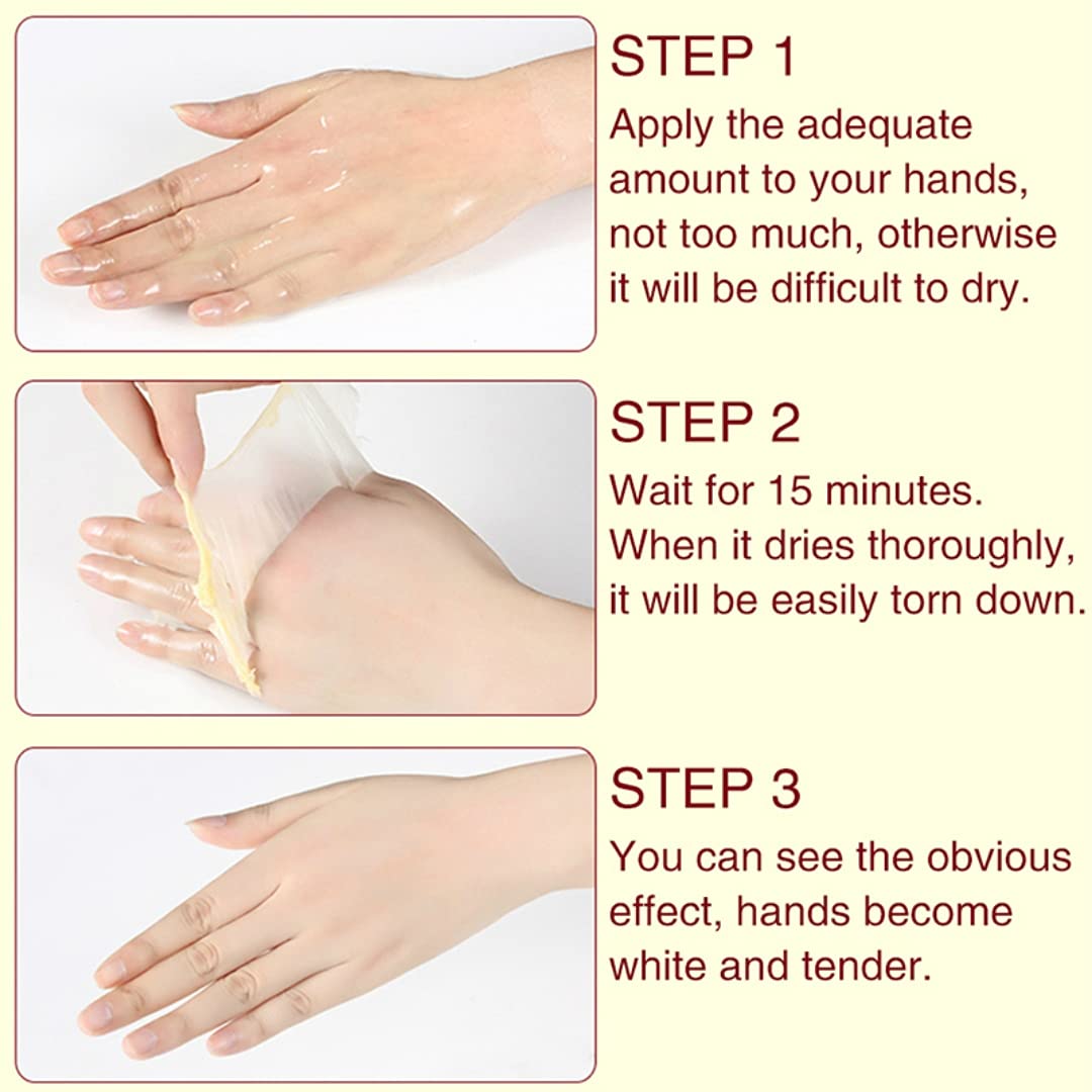Texture and consistency of La Milee hand wax mask