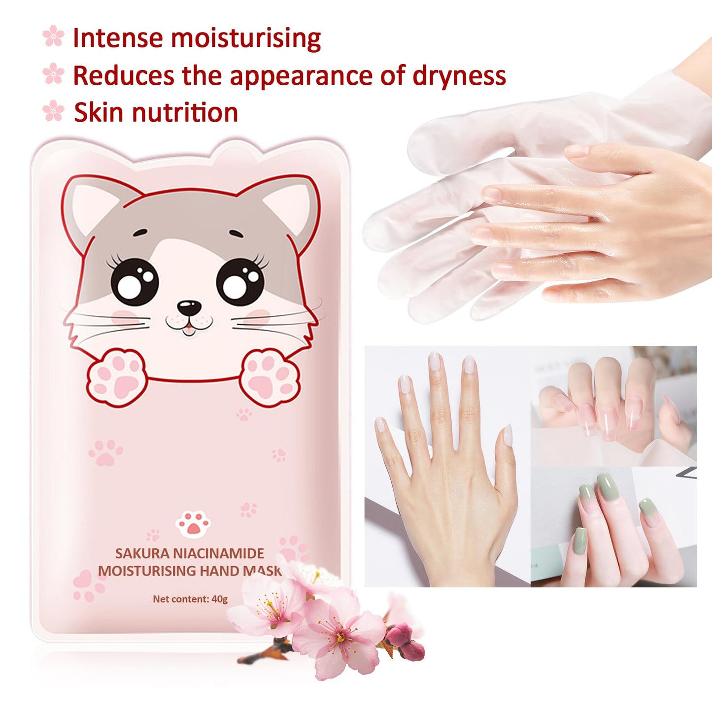 PPPanYiDi hydrating hand mask gloves for dry skin repair