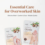 Opened packet showing single pair of Epielle hydrating mask