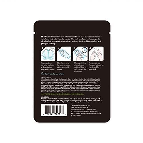 Bodipure moisturizing gloves for hands packaging details