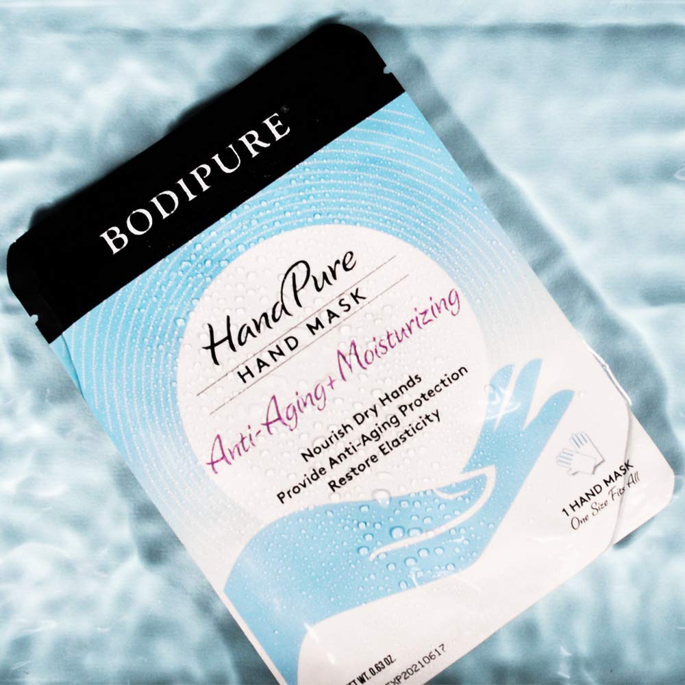 Close up of soft hydrated hands after using Bodipure hand mask