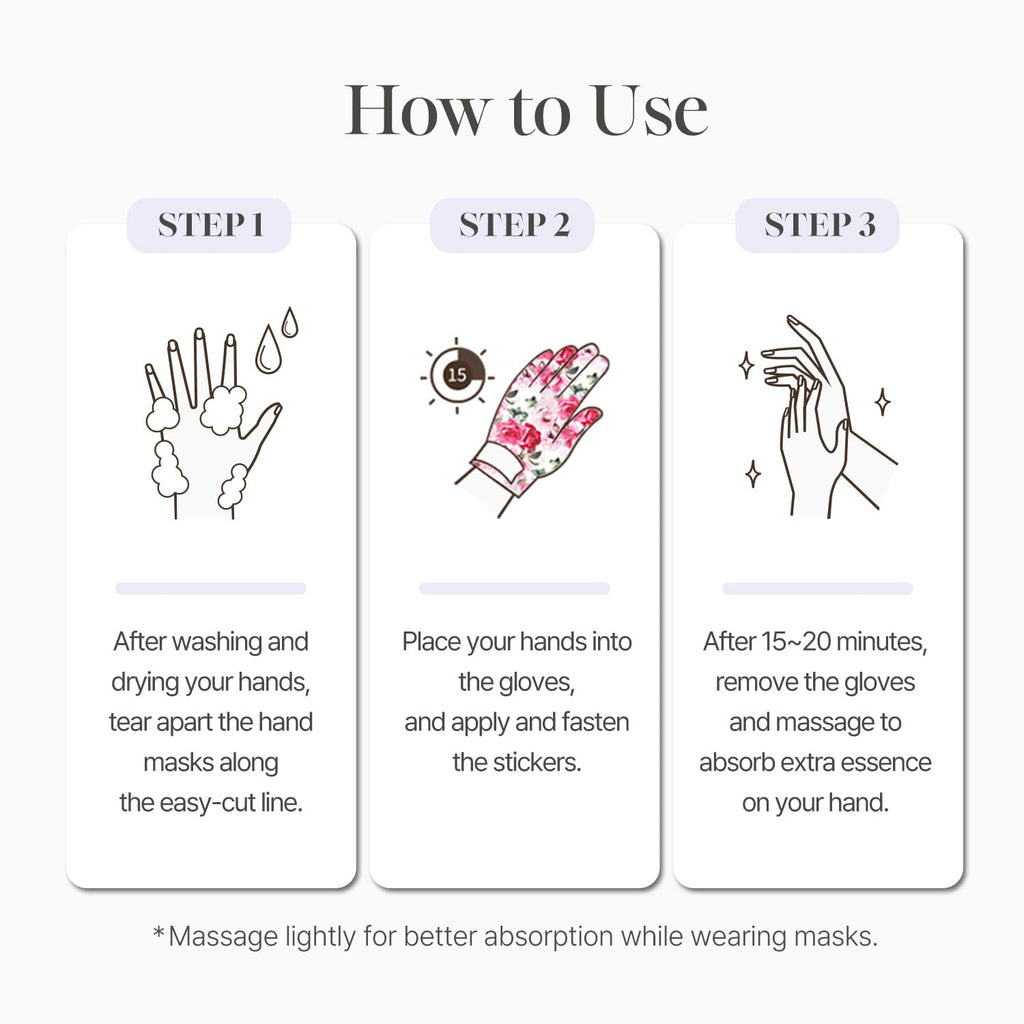 Korean skincare Koelf hand mask for dry skin treatment