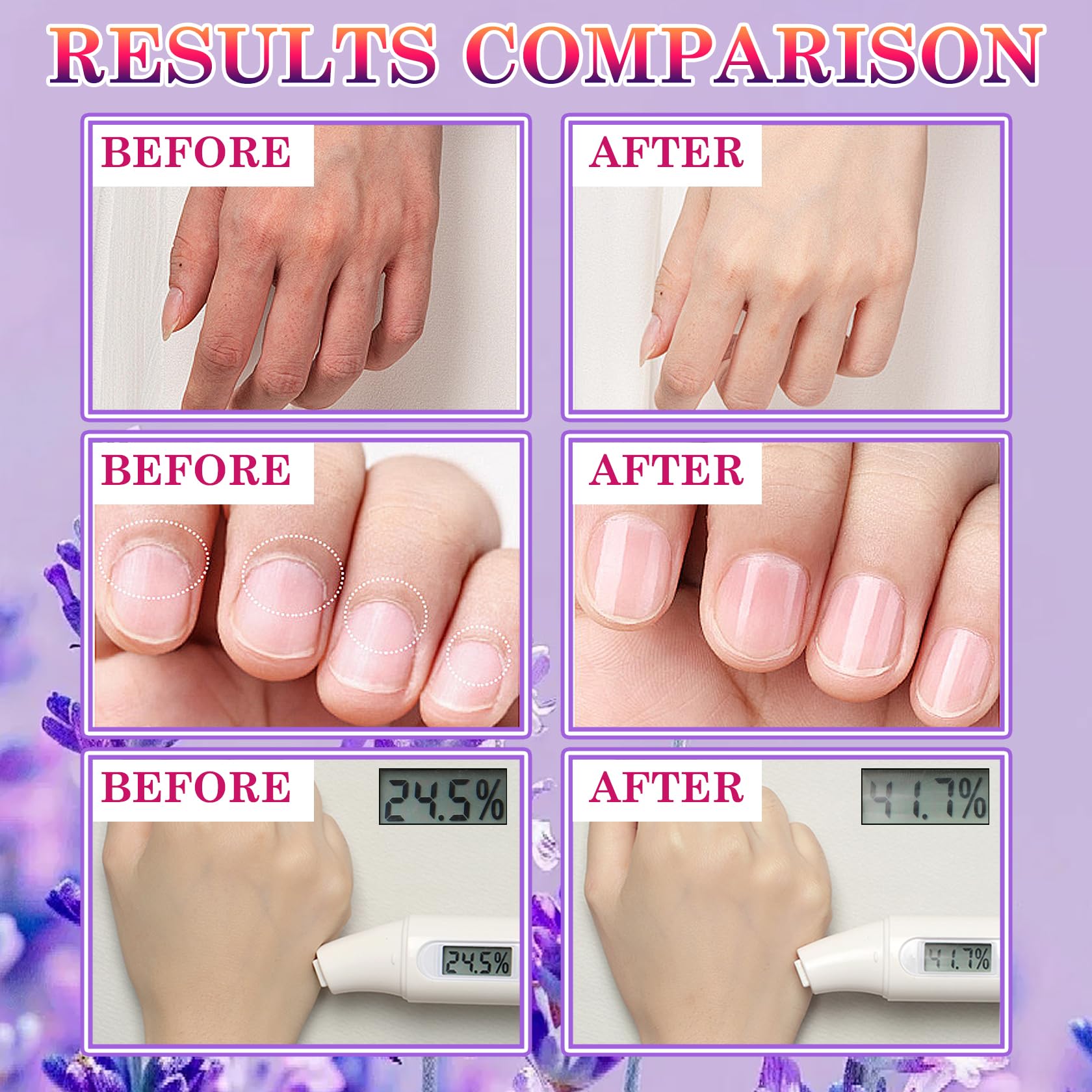 Lavender essence moisturizing hand treatment gloves