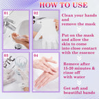 Soft and smooth hands result after using the hand treatment