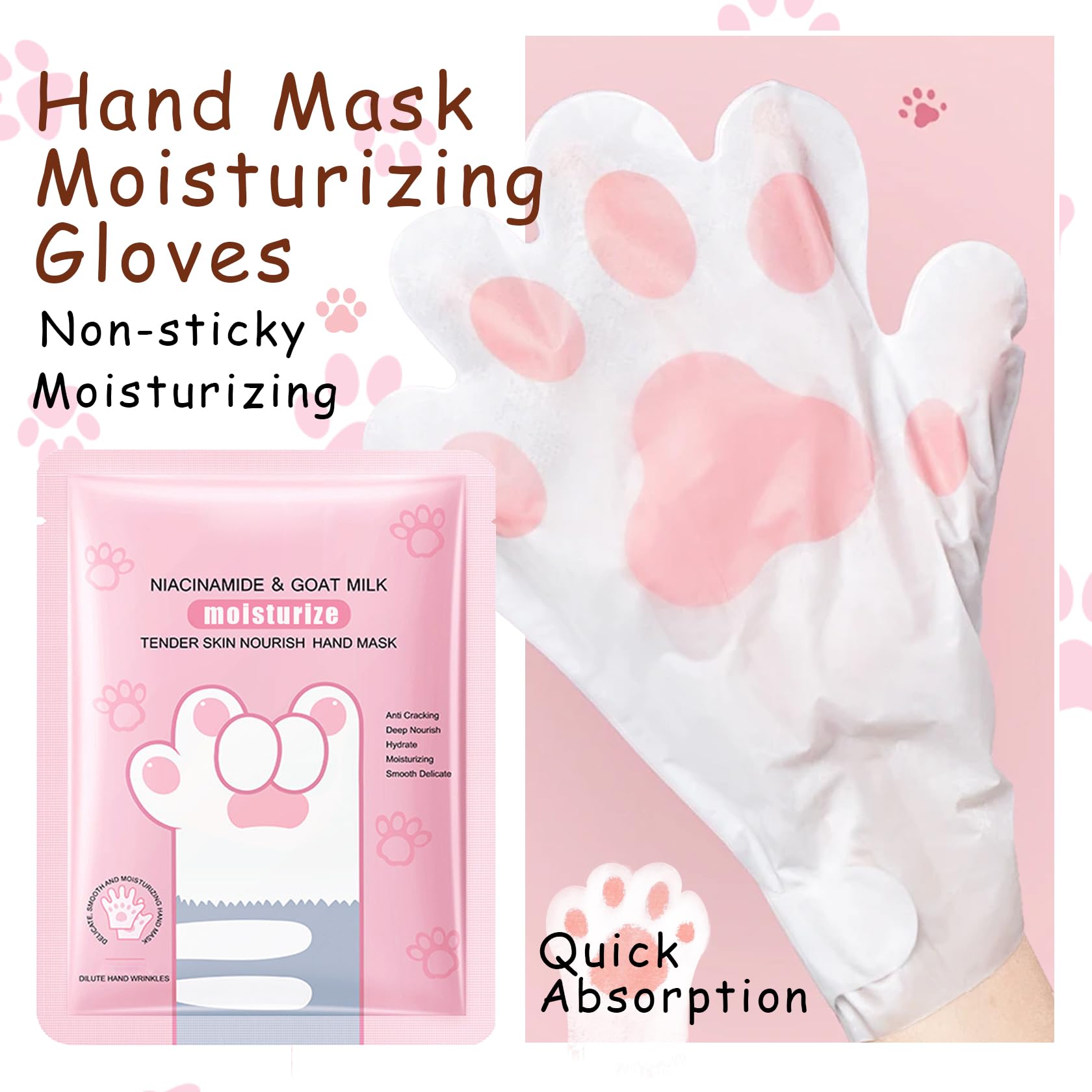 Dwdiwen moisturizing gloves for dry hands packaging
