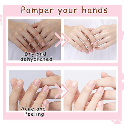 Dwdiwen hand peeling mask goat milk niacinamide formula