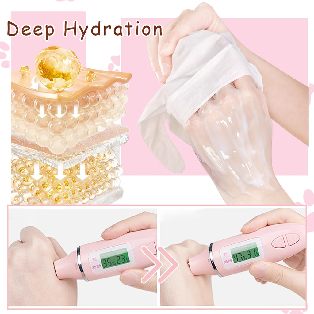 Dwdiwen 6 pairs hand mask set for dry skin repair
