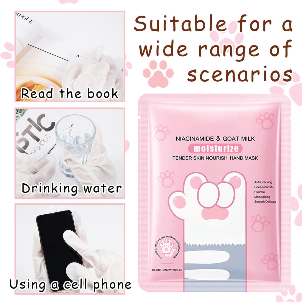 Instructions on how to use Dwdiwen nourishing hand gloves